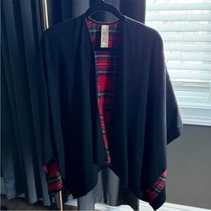 Burberry Red and Black Tartan Scarf